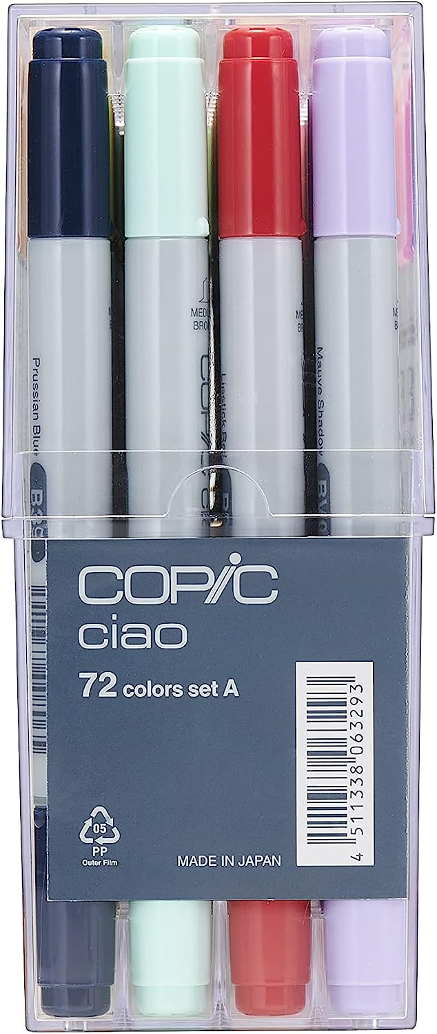 Copic Ciao, Alcohol-based markers, 72 color Set A - Image 3